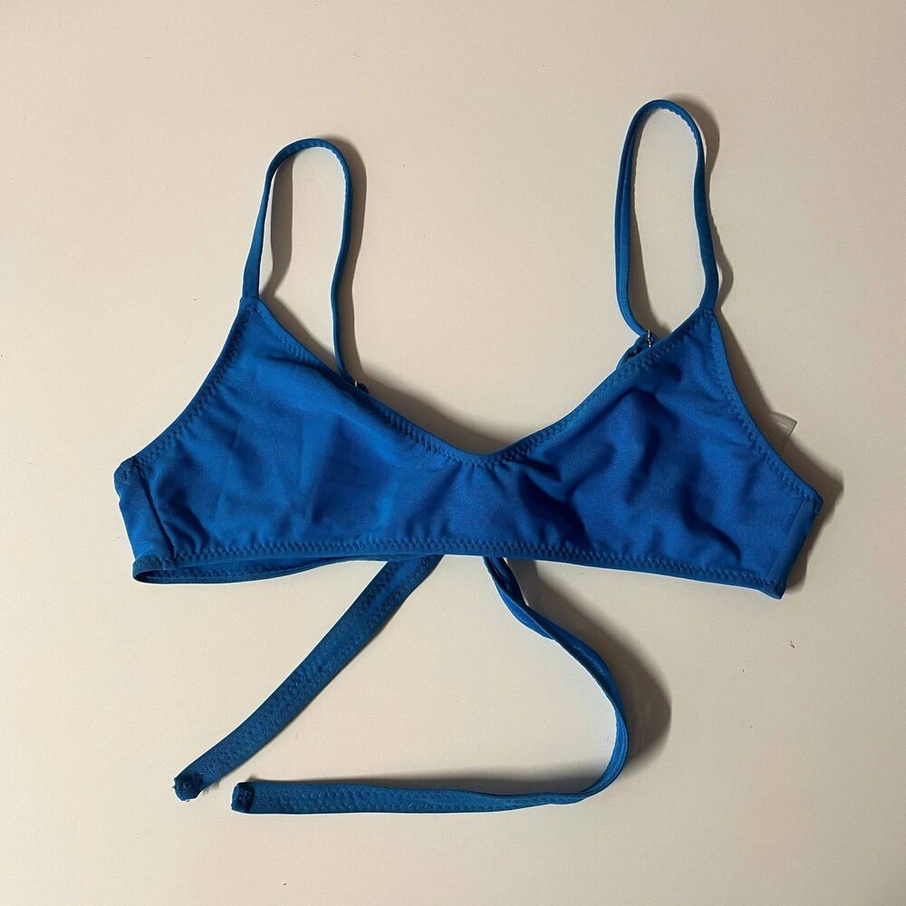 Gonza Revolve NWOT Turquoise Bikini Top Size S